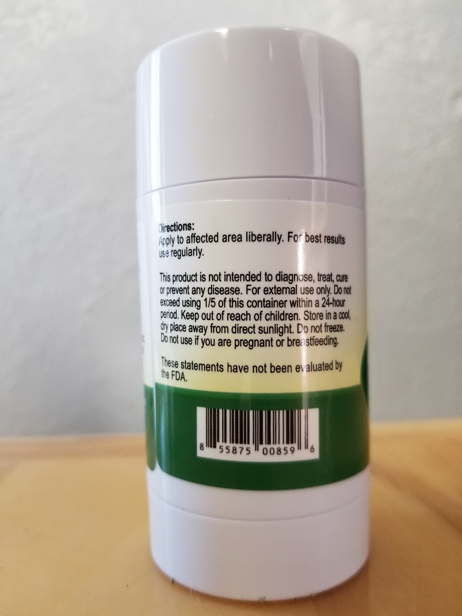 Heal® CBD Muscle Balm Stick back label | The Sturdy Horse