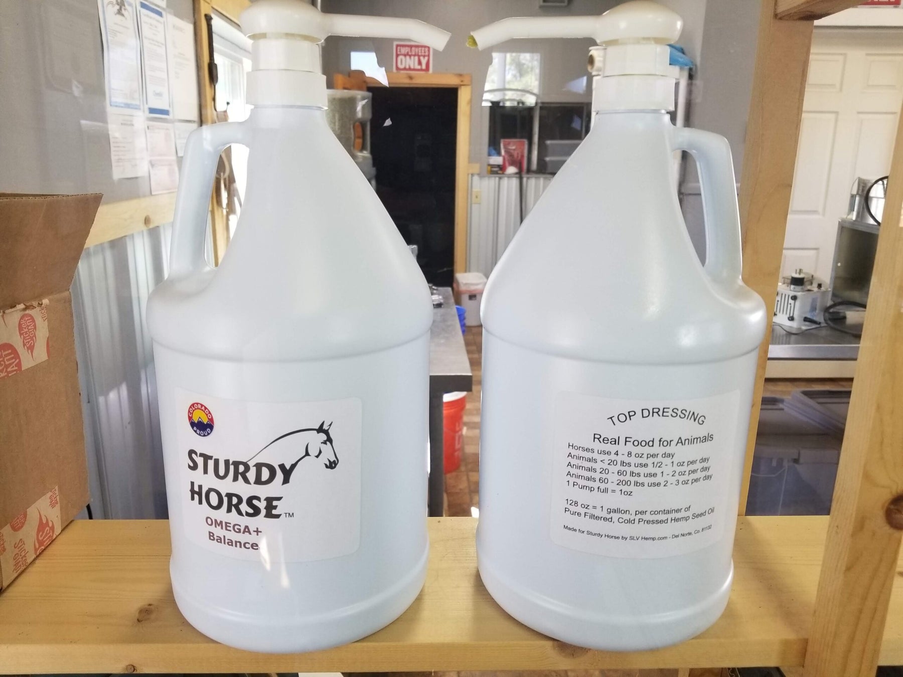 Head to Hoof® Omega Balanced Top Dressing Oil 1gallon | The Sturdy Horse