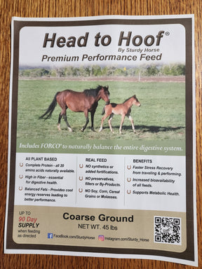 Head to Hoof® Premium Performance - Real Feed for Horses