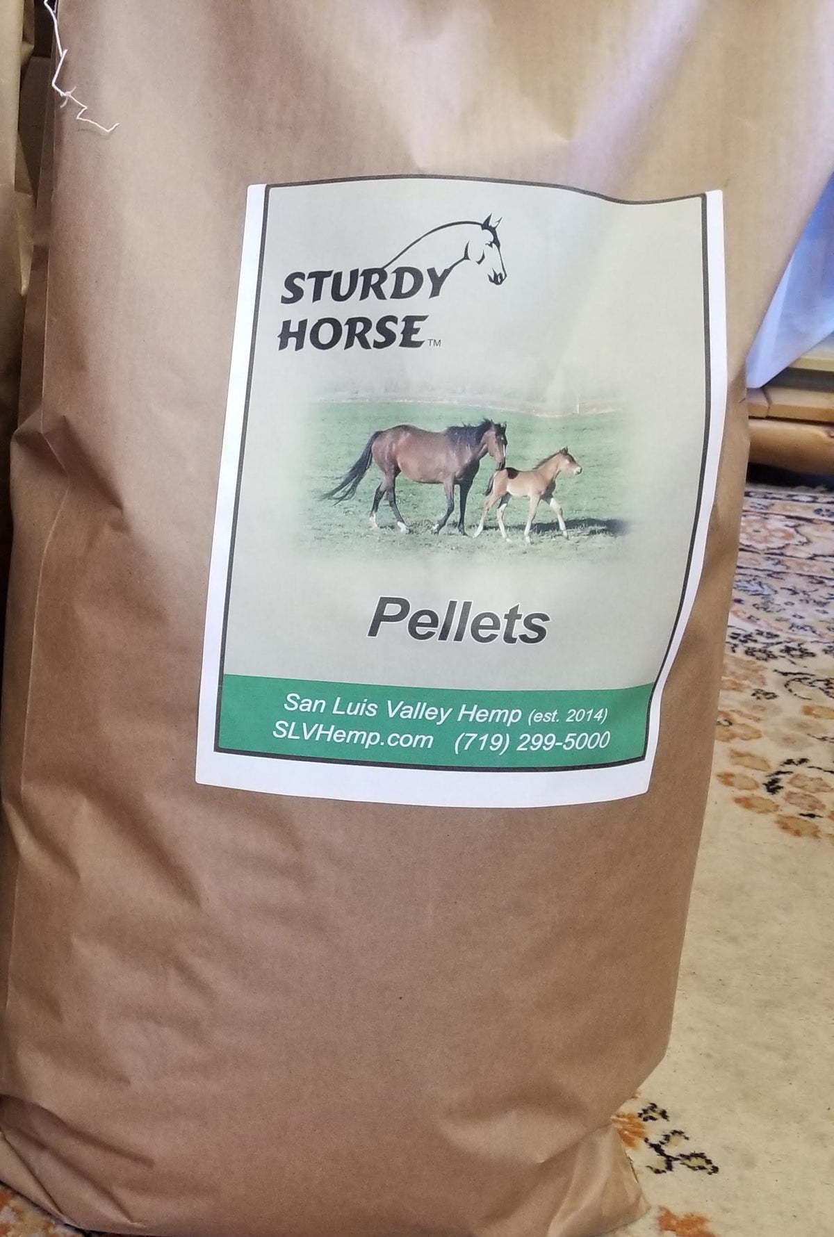Head to Hoof® - Natural Maintenance Horse Feed Pellets - Front label | The Sturdy Horse