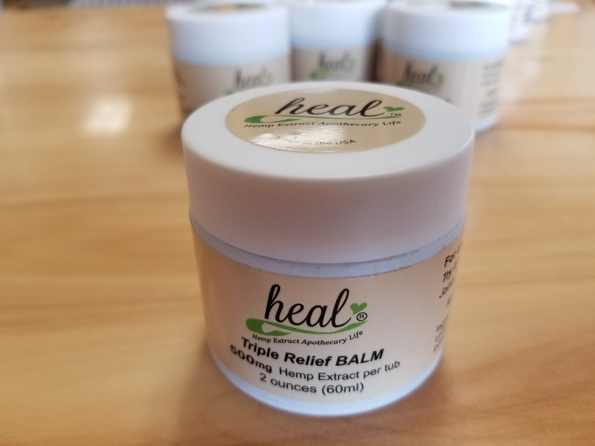 Heal® Triple Action Relief CBD Balm Tub | The Sturdy Horse